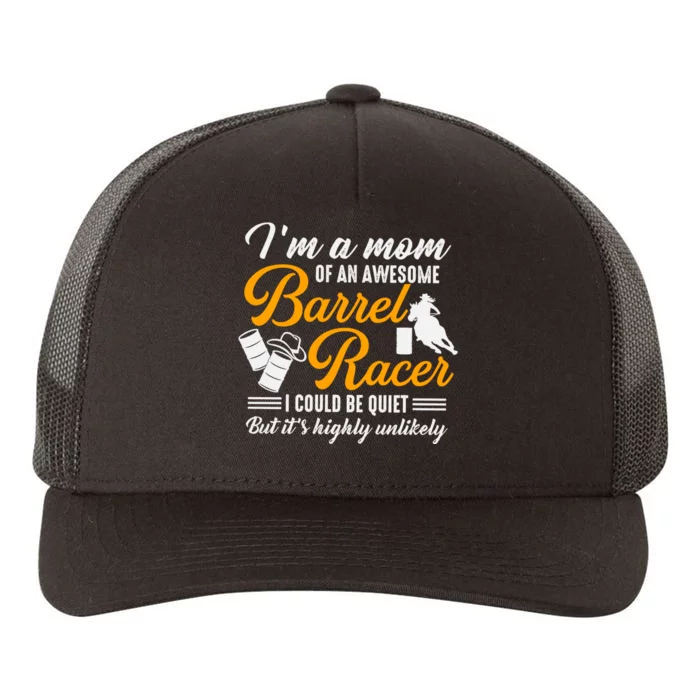 Im A Mom Of An Awesome Barrel Racer Yupoong Adult 5-Panel Trucker Hat