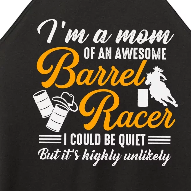 Im A Mom Of An Awesome Barrel Racer Women’s Perfect Tri Rocker Tank