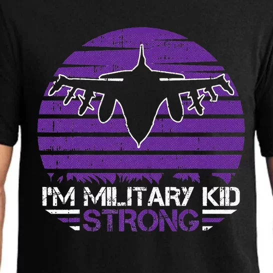 I Am Military Strong Month Of The Military Child Army Pajama Set