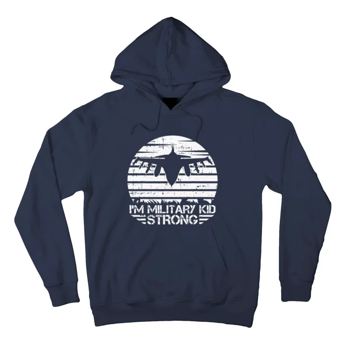 I Am Military Strong Month Of The Military Child Army Hoodie