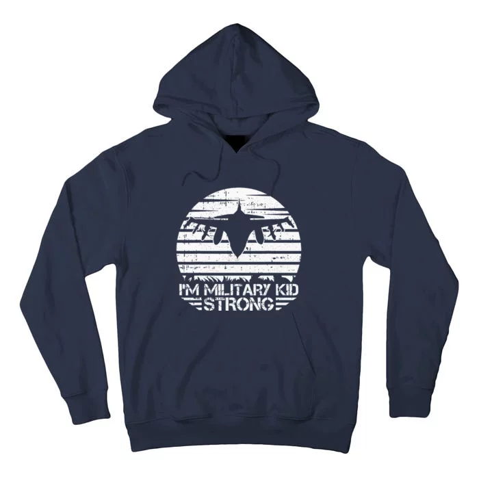 I Am Military Strong Month Of The Military Child Army Tall Hoodie