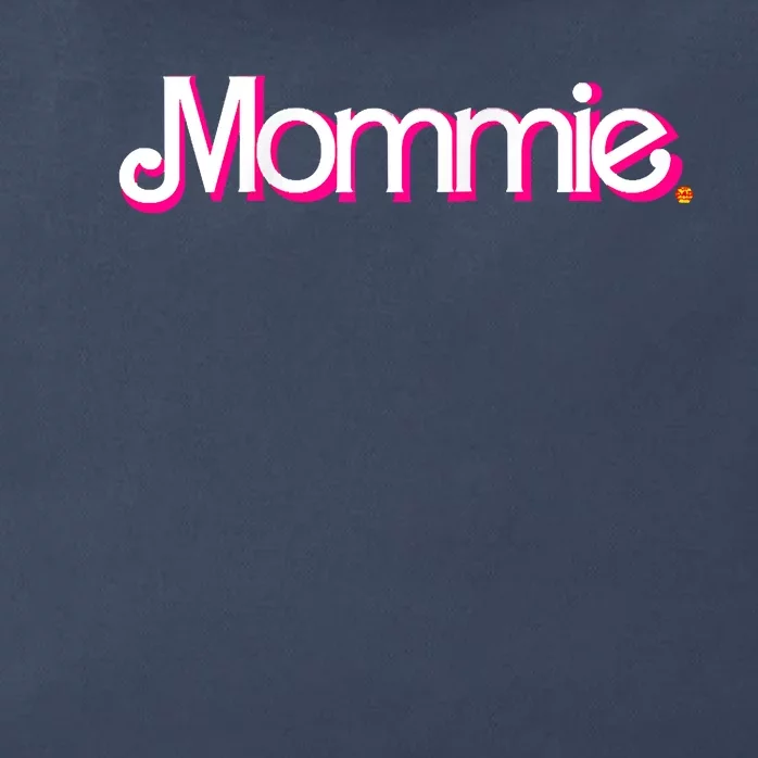 In A Mommie World Raglan Baseball Zip Tote Bag