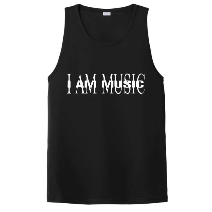 I Am Music Rap Trap Hip Hop Rage Performance Tank