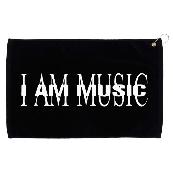 I Am Music Rap Trap Hip Hop Rage Grommeted Golf Towel