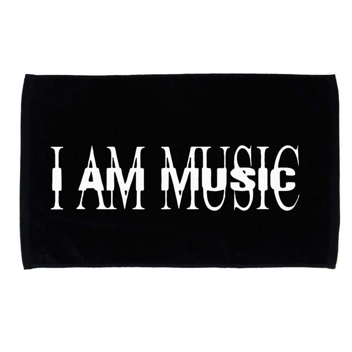 I Am Music Rap Trap Hip Hop Rage Microfiber Hand Towel