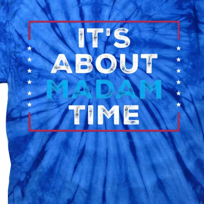 ItS About Madam Time Distressed Gift Tie-Dye T-Shirt