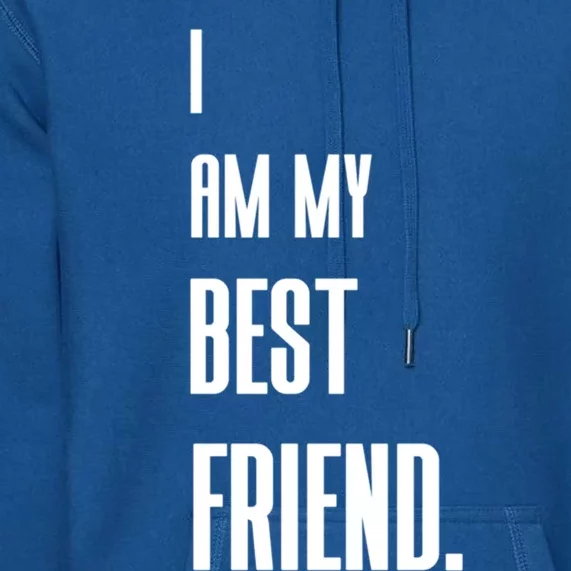 I Am My Best Friend Gift Premium Hoodie