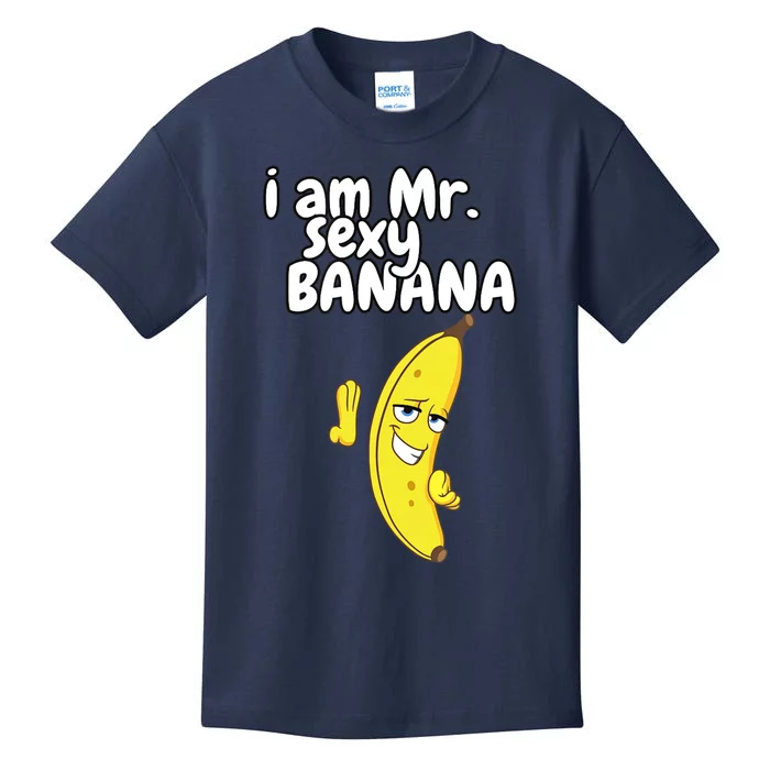 i am mr sexy Banana Funny For Fruit Lovers Kids T-Shirt