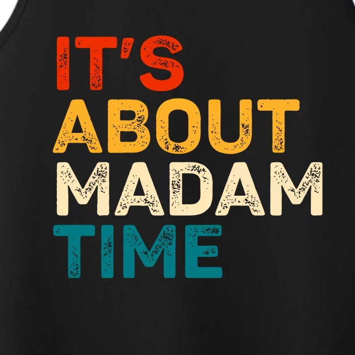 ItS About Madam Time Performance Tank