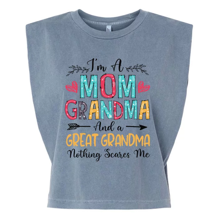 IM A Mom Grandma And A Great Grandma MotherS Day 2024 Garment-Dyed Women's Muscle Tee