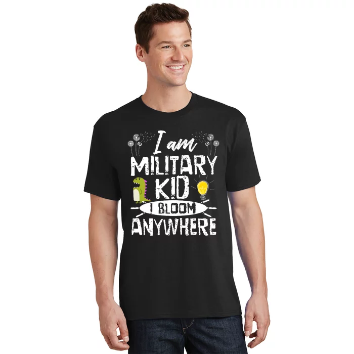 I Am Military Child I Bloom Anywhere Month Of The Military T-Shirt