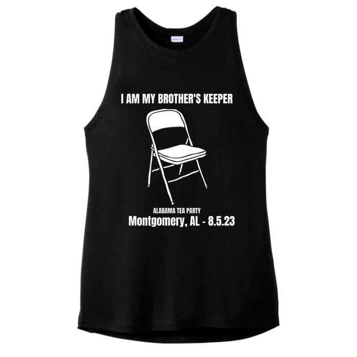 I Am My Brothers Keeper Montgomery Brawl Alabama Tea Party Ladies Tri-Blend Wicking Tank