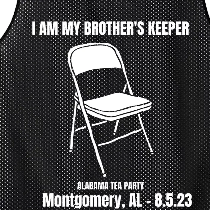 I Am My Brothers Keeper Montgomery Brawl Alabama Tea Party Mesh Reversible Basketball Jersey Tank