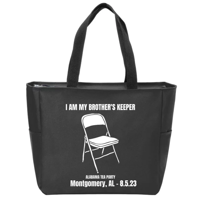 I Am My Brothers Keeper Montgomery Brawl Alabama Tea Party Zip Tote Bag