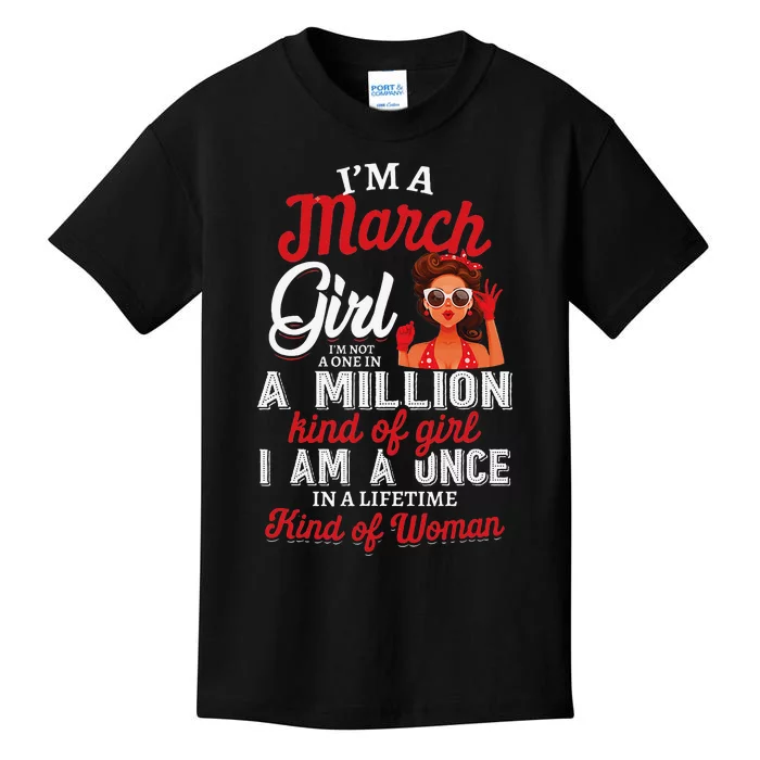 I'm A March Birthday Gifts Kids T-Shirt