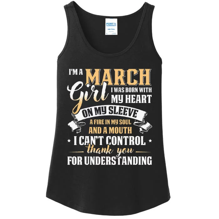 I'm A March Special Gift For Birthday Ladies Essential Tank