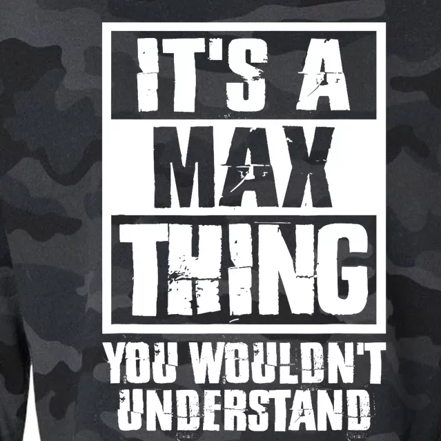 It's A Max Thing You Wouldn't Understand Cropped Pullover Crew