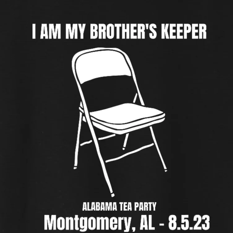 I Am My Brothers Keeper Montgomery Brawl Alabama Tea Party Women's Crop Top Tee