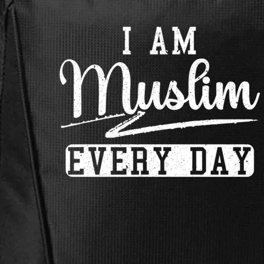 I Am Muslim Every Day Islam Quran Mosque Ramadan Religion Meaningful Gift City Backpack