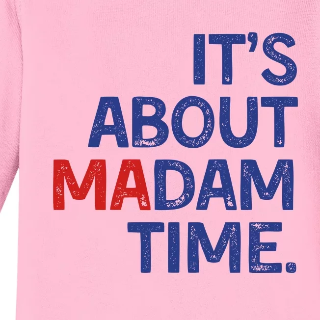 ItS About Madam Time Baby Long Sleeve Bodysuit