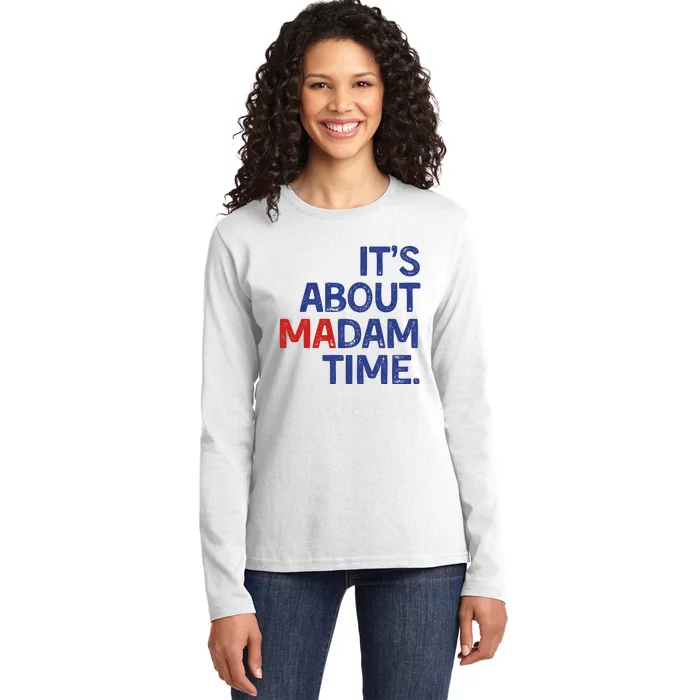 ItS About Madam Time Ladies Long Sleeve Shirt