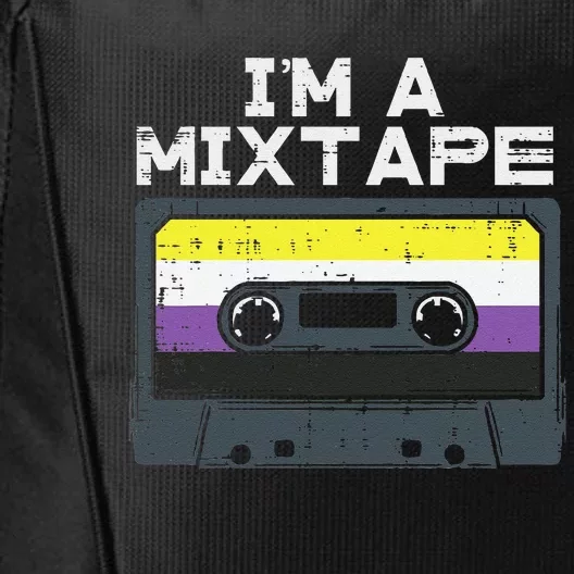 Im A Mixtape Cassette Lgbtq Flag Genderqueer City Backpack