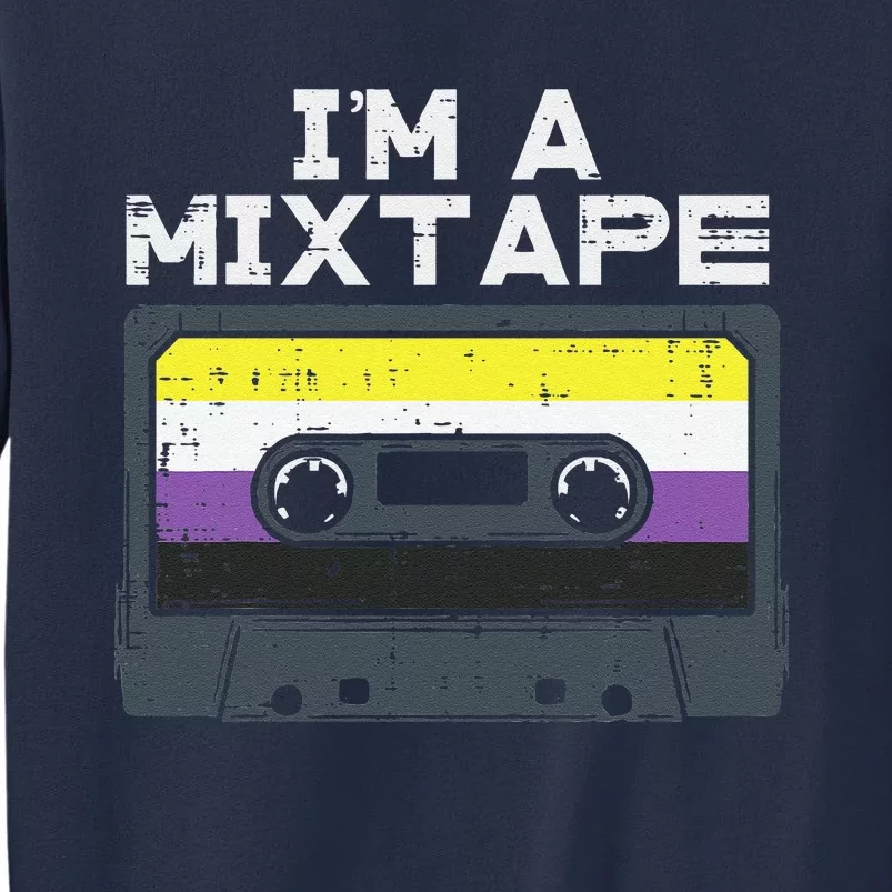 Im A Mixtape Cassette Lgbtq Flag Genderqueer Sweatshirt