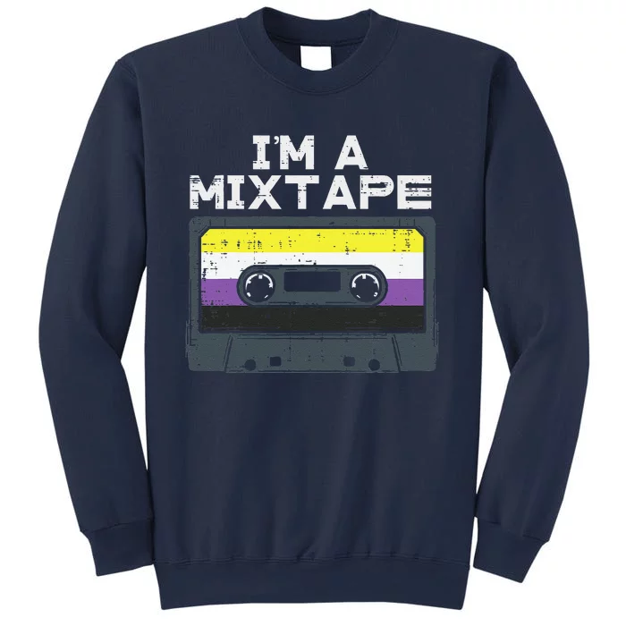 Im A Mixtape Cassette Lgbtq Flag Genderqueer Sweatshirt