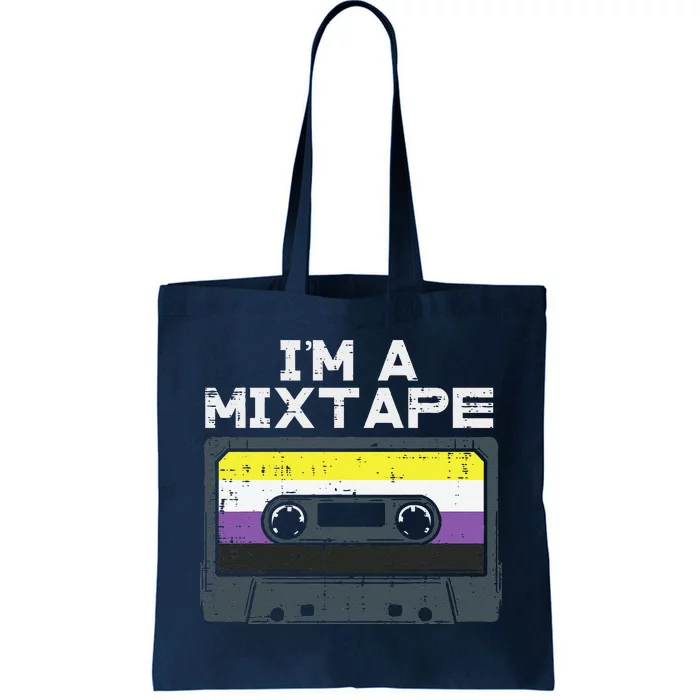 Im A Mixtape Cassette Lgbtq Flag Genderqueer Tote Bag