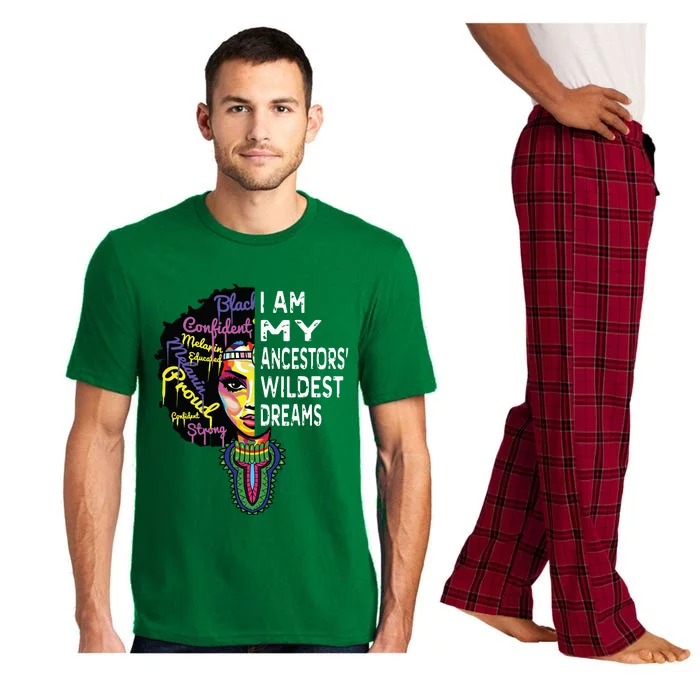 I Am My Ancestors Wildest Dreams Black History Month Pajama Set