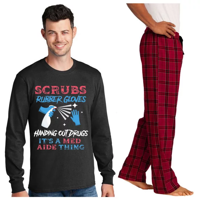 It's A Med Aide Thing Long Sleeve Pajama Set