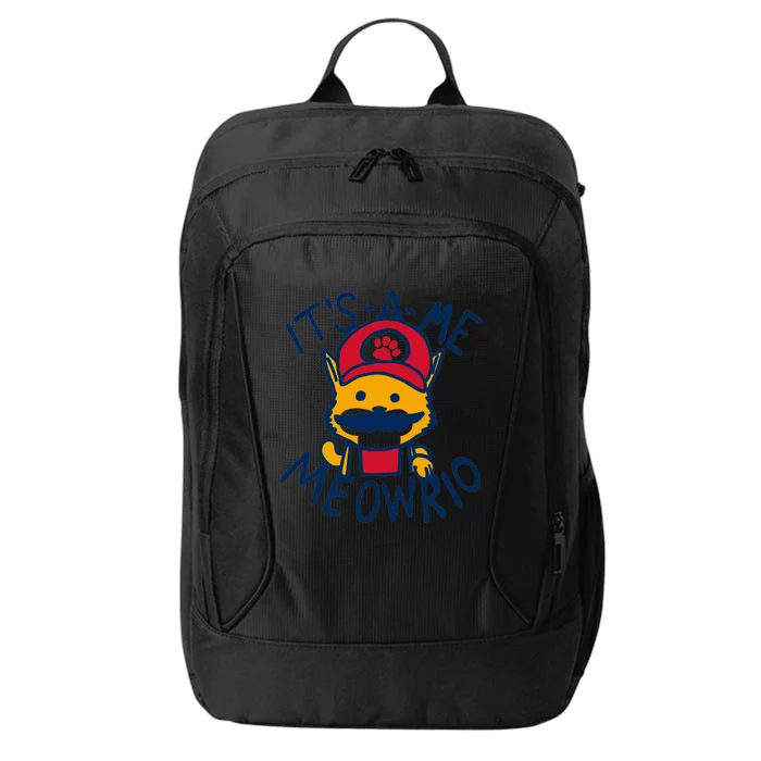 It's A Me Meowrio ,Funny Cat Lover City Backpack