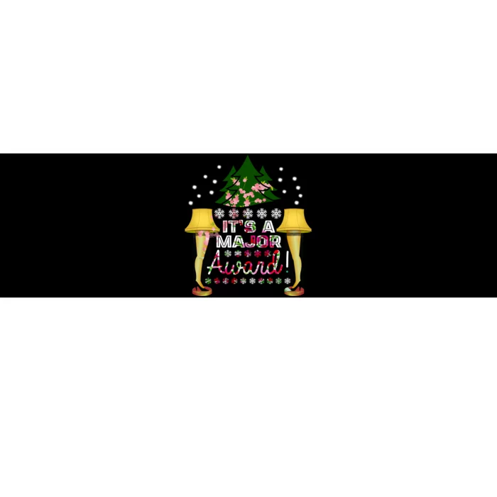 It's A Major Award Funny Christmas Fragile Lamp Leg Bumper Sticker