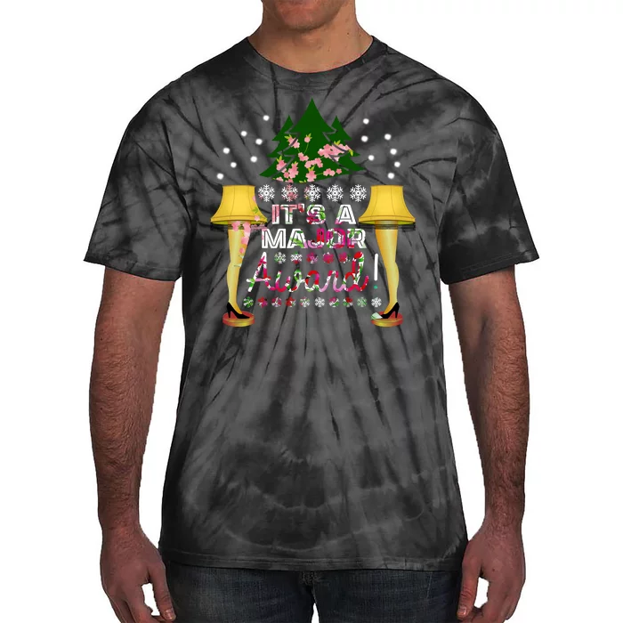 It's A Major Award Funny Christmas Fragile Lamp Leg Tie-Dye T-Shirt