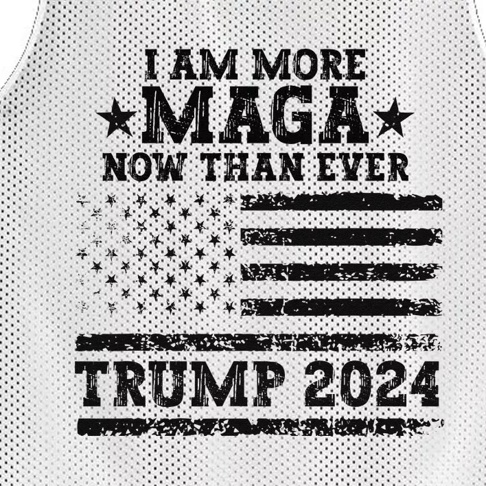 I Am More Maga Now Than Ever Trump 2024 You Missed Trump Mesh Reversible Basketball Jersey Tank