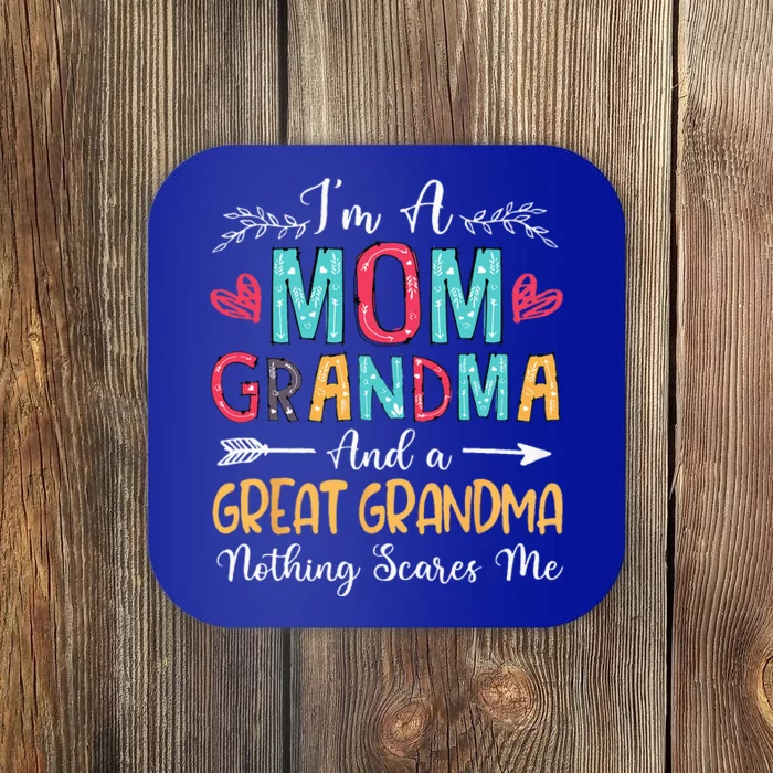 Im A Mom Grandma And A Great Grandma Mothers Day 2024 Coaster