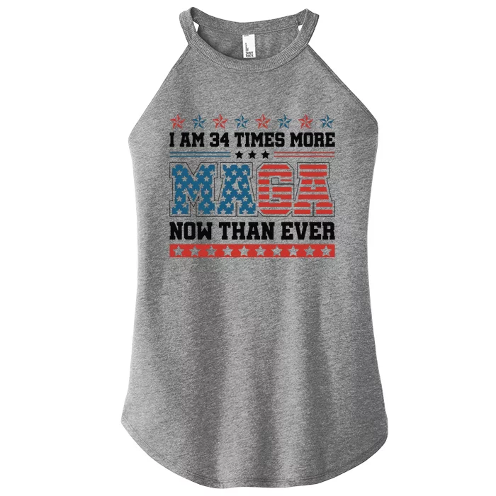 I Am More Maga Now Than Ever Trump 2024 Women’s Perfect Tri Rocker Tank