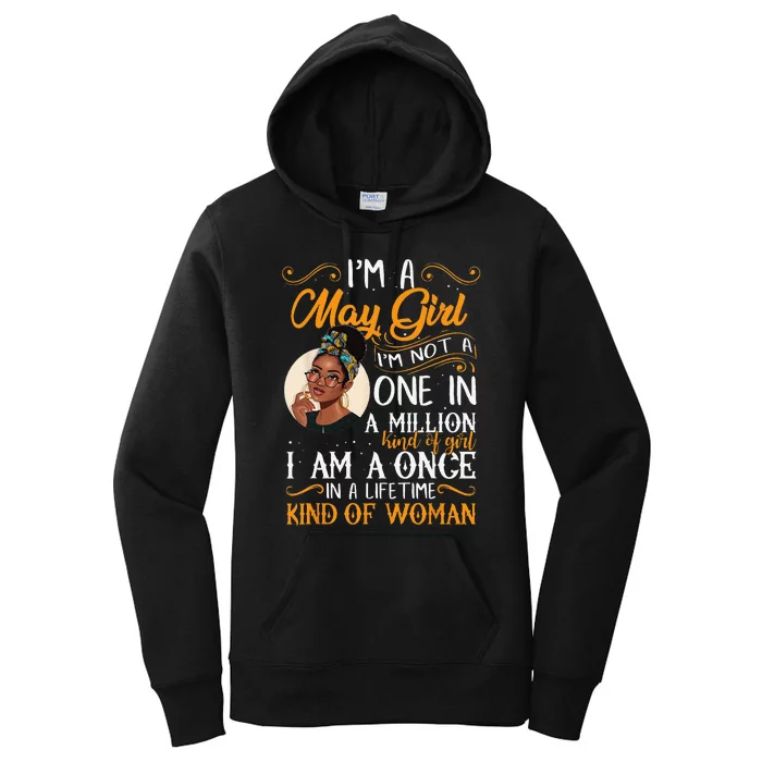 I'm A May Black Wo Taurus Women's Pullover Hoodie