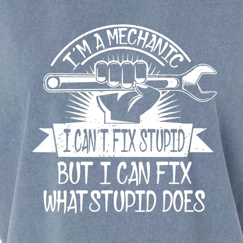 Im A Mechanic Garment-Dyed Women's Muscle Tee