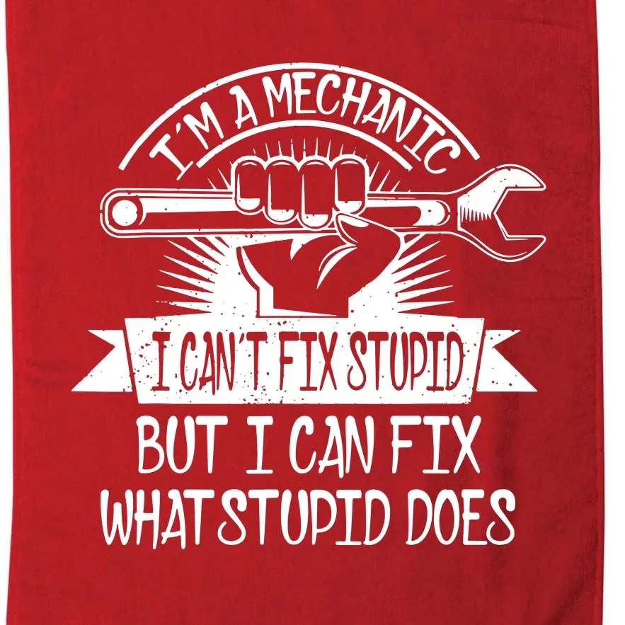 Im A Mechanic Platinum Collection Golf Towel