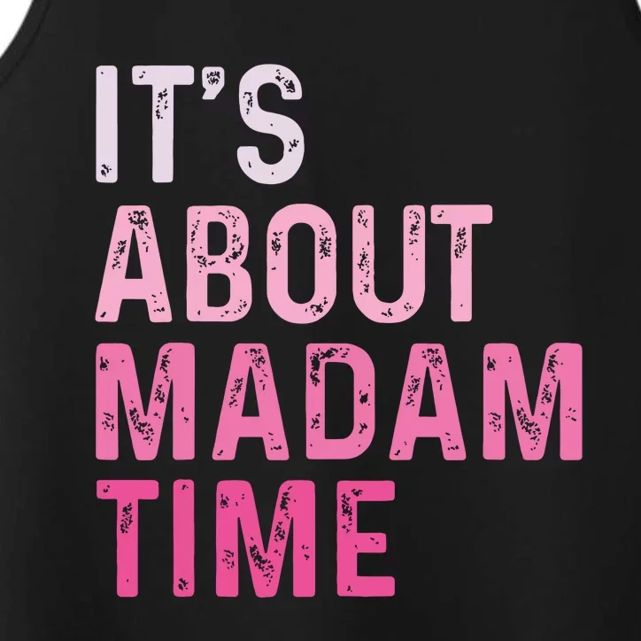 ItS About Madam Time Performance Tank