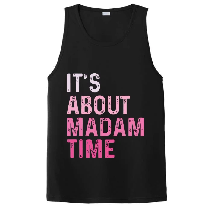 ItS About Madam Time Performance Tank