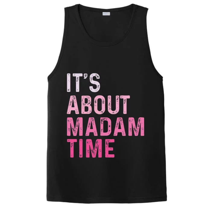 ItS About Madam Time Performance Tank