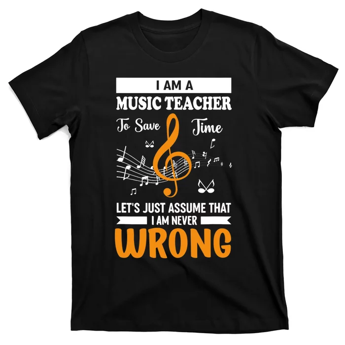 I'm A Music Teacher Music Note Notes T-Shirt