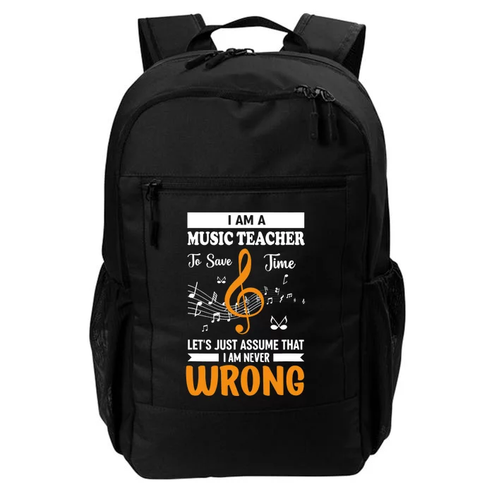 I'm A Music Teacher Music Note Notes Daily Commute Backpack