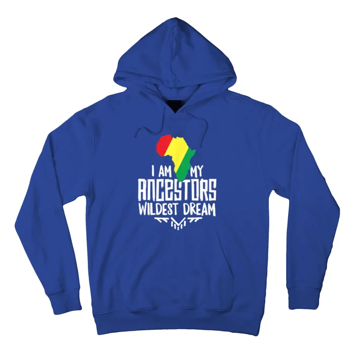 I Am My Ancestors Wildest Dream Black History Cute Gift Hoodie