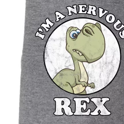 I'm A Nervous Rex Funny Dinosaur Doggie 3-End Fleece Hoodie