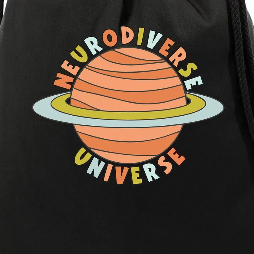 ItS A Neurodiverse Universe Neurodiversity Is Beautiful Drawstring Bag