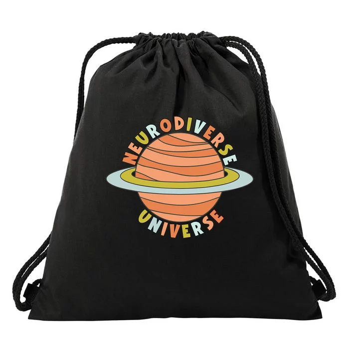 ItS A Neurodiverse Universe Neurodiversity Is Beautiful Drawstring Bag