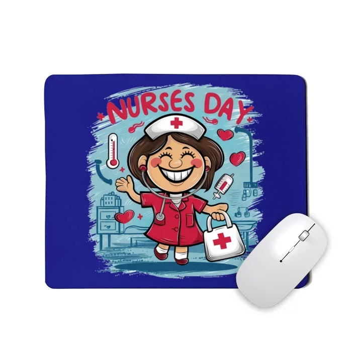 International And National Nurses Day Happy Nurses Day Cute Gift Mousepad